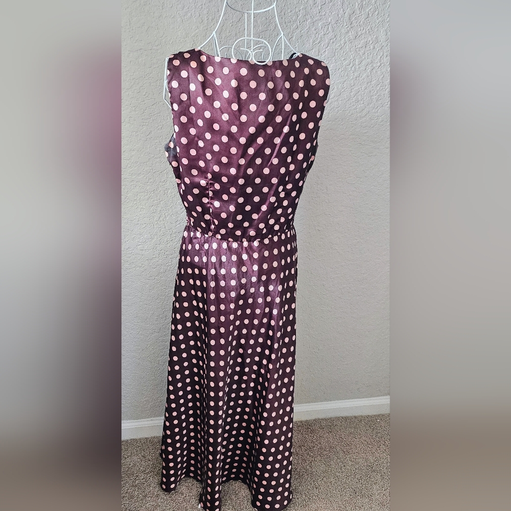Elegant Polka Dot Dress